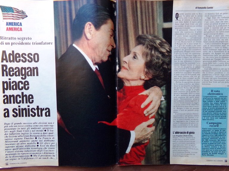 La Domenica del Corriere 24 Novembre 1984 Reagan Hepburn Borboni …