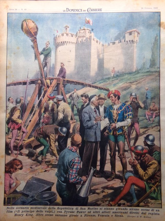 La Domenica del Corriere 24 Ottobre 1948 Morte Ermete Zacconi …