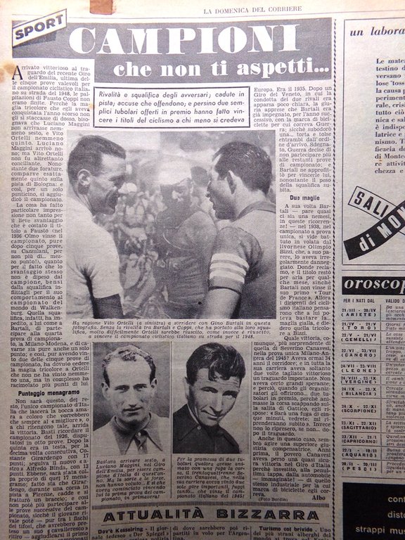 La Domenica del Corriere 24 Ottobre 1948 Morte Ermete Zacconi …