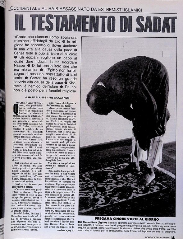 La Domenica del Corriere 24 Ottobre 1981 Karina Huff Bo …