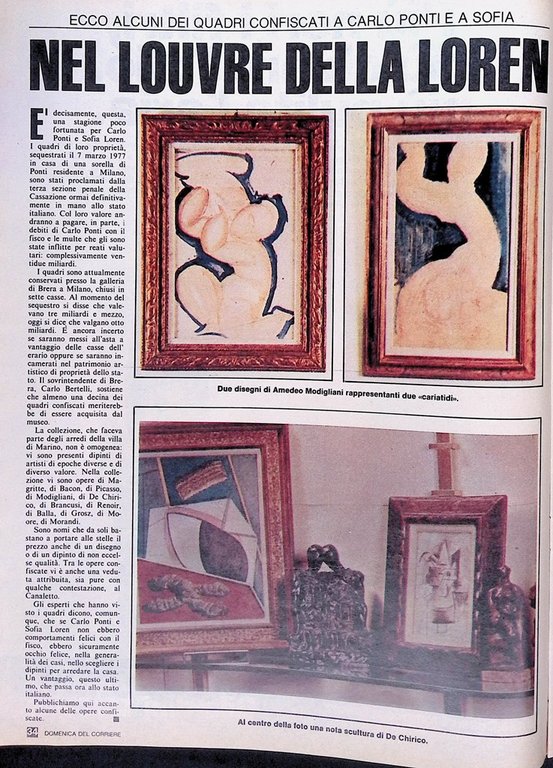 La Domenica del Corriere 24 Ottobre 1981 Karina Huff Bo …