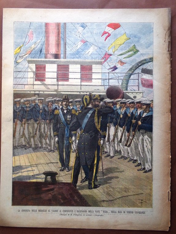 La Domenica del Corriere 25 Agosto 1901 Morte di Domenico …