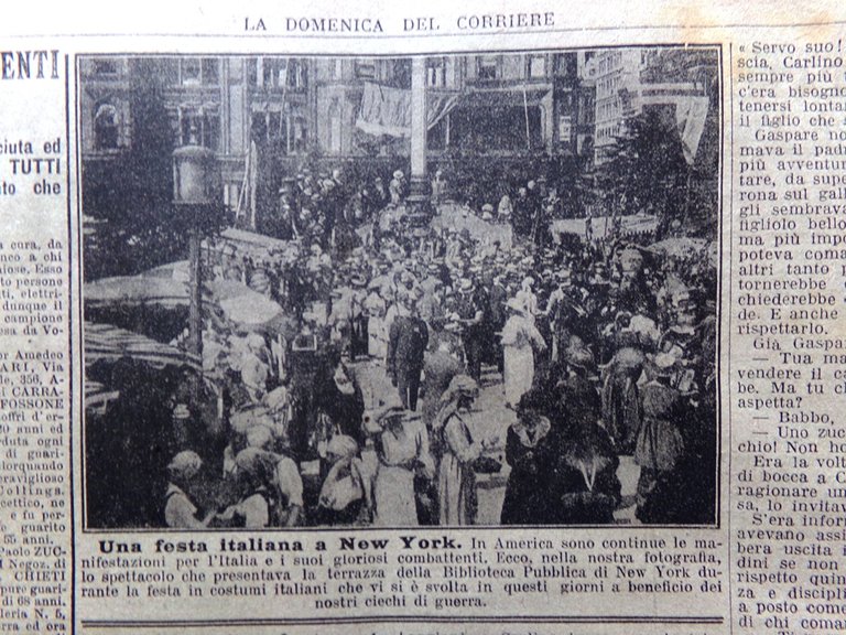 La Domenica del Corriere 25 Agosto 1918 WW1 Lusitania d'Annunzio …