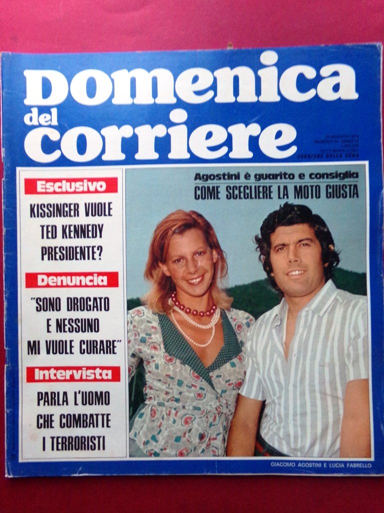 La Domenica del Corriere 25 Agosto 1974 Emmanuelle Castro Agostini …