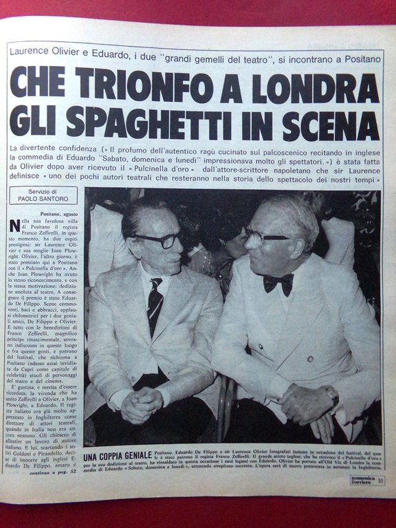 La Domenica del Corriere 25 Agosto 1974 Emmanuelle Castro Agostini …