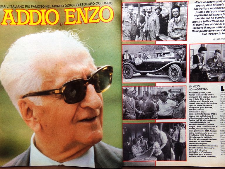 La Domenica del Corriere 25 Agosto 1988 Morte di Enzo …