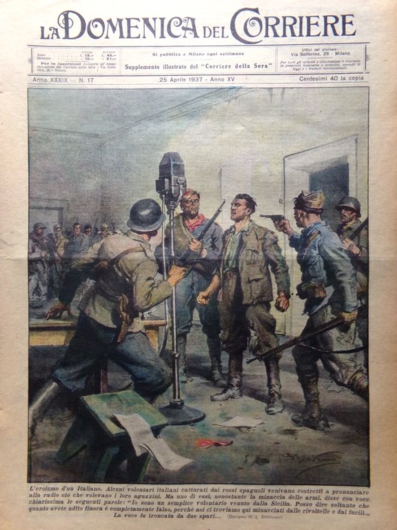 La Domenica del Corriere 25 Aprile 1937 Rockefeller Ford Augusto … | Immagine Gallery 1