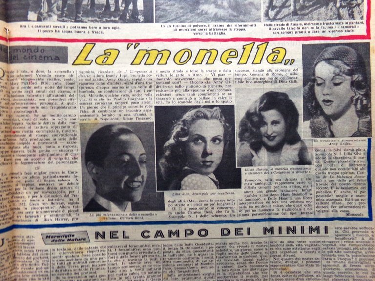 La Domenica del Corriere 25 Aprile 1943 WW2 Cavallo Segurana …