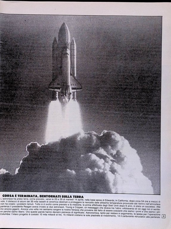 La Domenica del Corriere 25 Aprile 1981 Operazione Columbia Mostro …