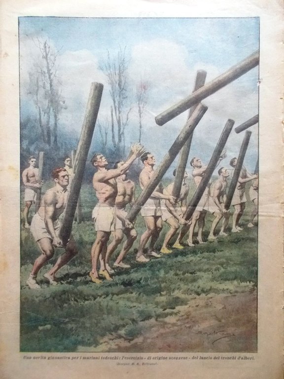 La Domenica del Corriere 25 Dicembre 1927 Valentino Alechin Forlì …