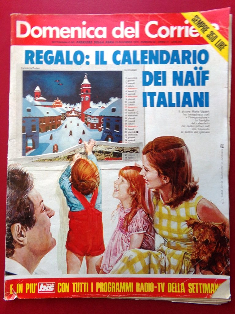 La Domenica del Corriere 25 Dicembre 1975 Pravda Sandokan Botin …