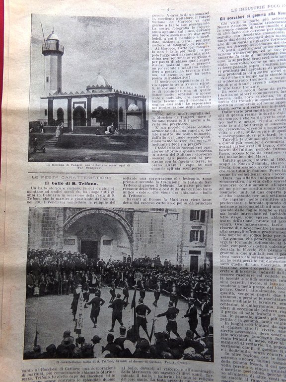 La Domenica del Corriere 25 Febbraio 1906 Caffè Trifono Galati … | Immagine Gallery 3