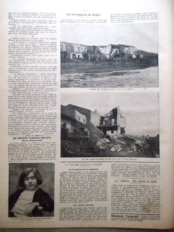 La Domenica del Corriere 25 Febbraio 1906 Caffè Trifono Galati …