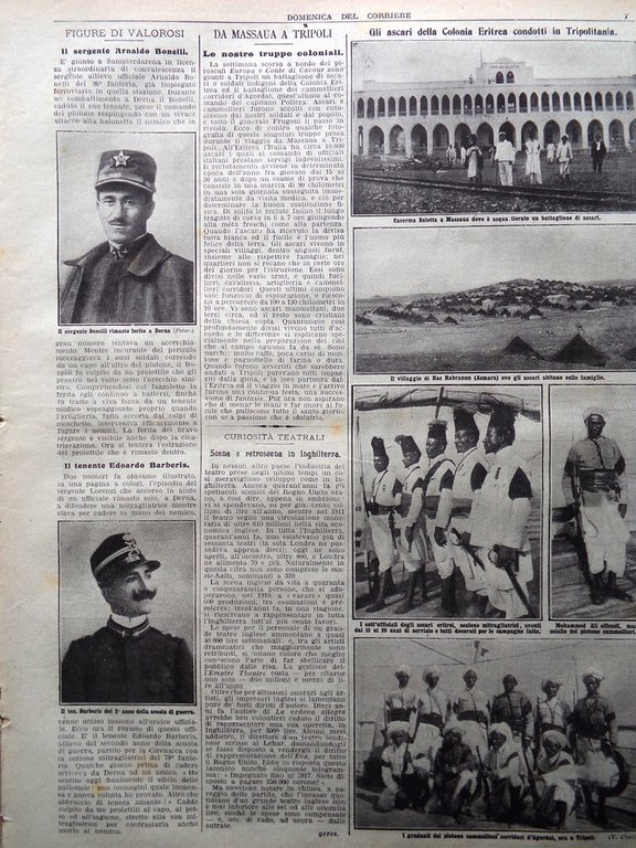 La Domenica del Corriere 25 Febbraio 1912 Barberis Caneva Massaua … | Immagine Gallery 5