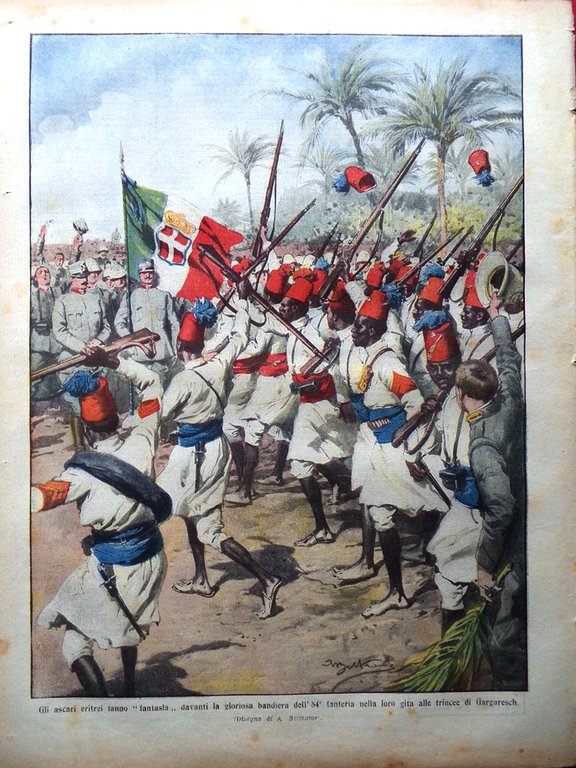 La Domenica del Corriere 25 Febbraio 1912 Barberis Caneva Massaua … | Immagine Gallery 10
