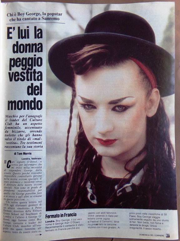 La Domenica del Corriere 25 Febbraio 1984 Messner Mazzucconi Volturno …