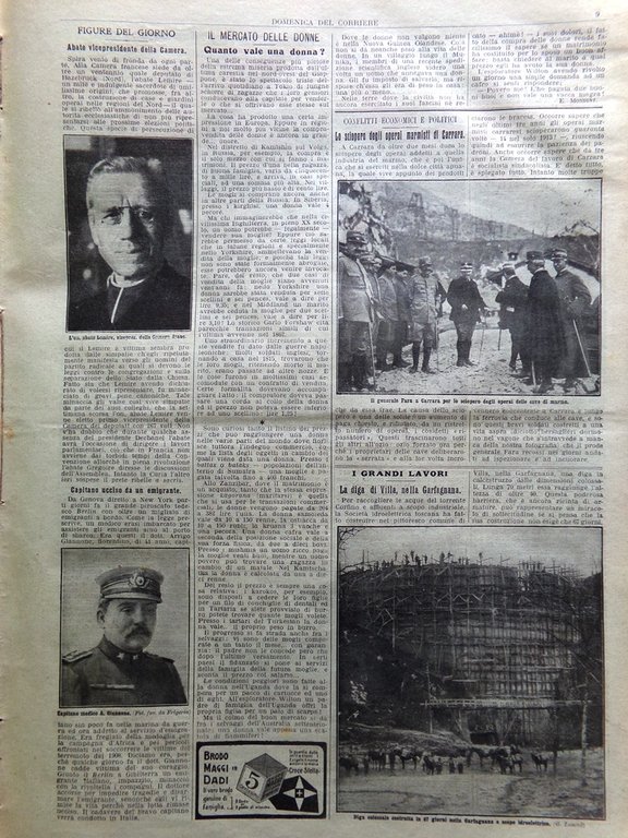 La Domenica del Corriere 25 Gennaio 1914 Sakurajima Carcano Causa …