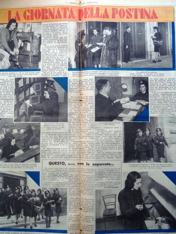 La Domenica del Corriere 25 Luglio 1943 WW2 Mediterraneo Paolucci …