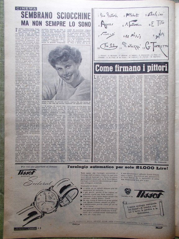 La Domenica del Corriere 25 Maggio 1952 Pierrot Uranio Sardegna … | Immagine Gallery 2