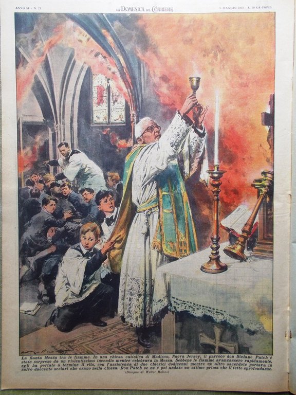 La Domenica del Corriere 25 Maggio 1952 Pierrot Uranio Sardegna … | Immagine Gallery 3