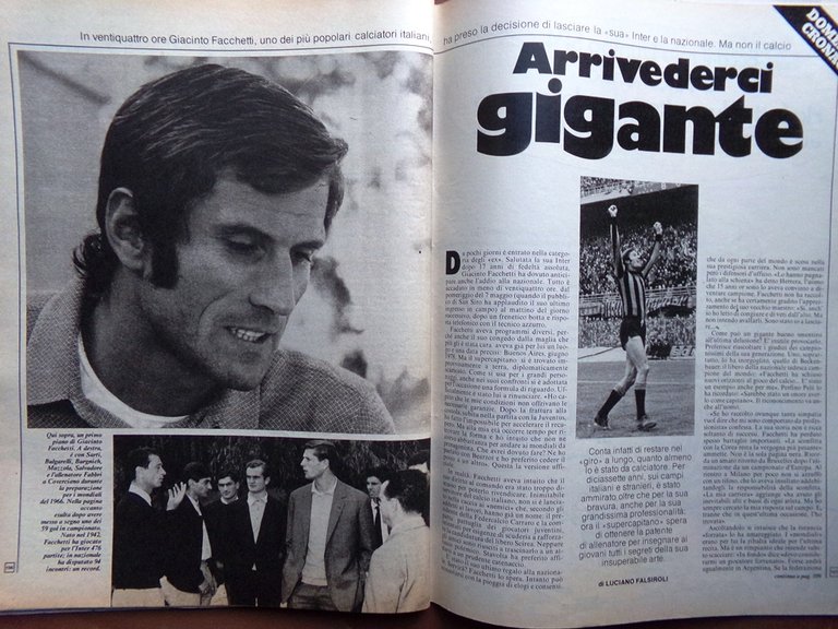 La Domenica del Corriere 25 Maggio 1978 Dossier Moro Facchetti …
