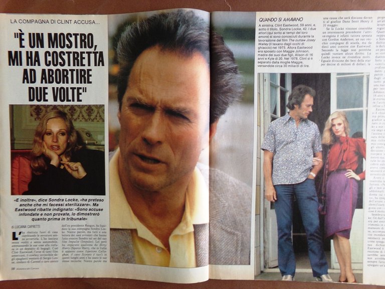 La Domenica del Corriere 25 Maggio 1989 Droga Eastwood Warhol …