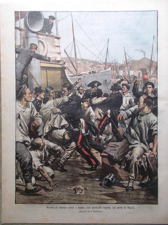 La Domenica del Corriere 25 Marzo 1906 Catastrofe Courrieres Nilo …