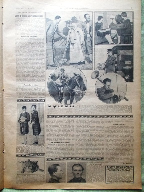 La Domenica del Corriere 25 Marzo 1928 Crollo Diga Santa …