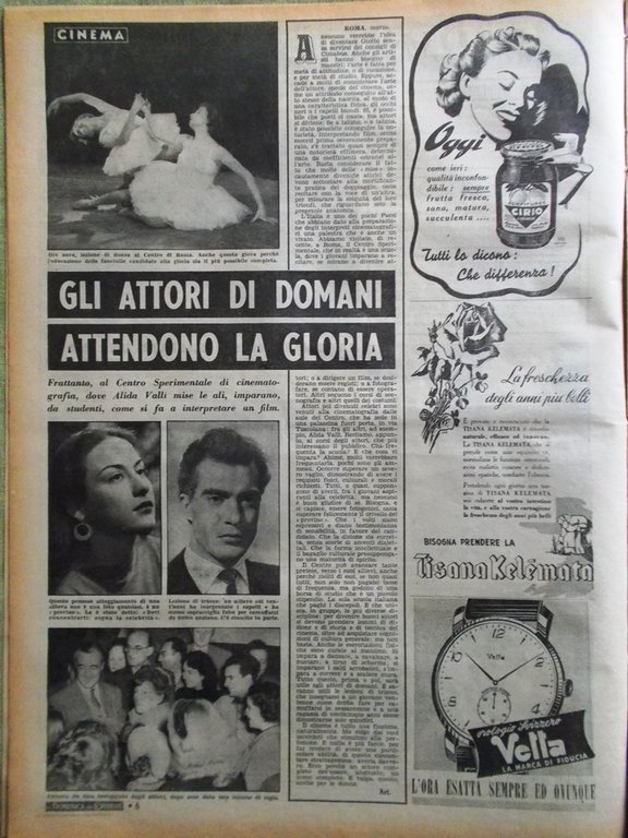 La Domenica del Corriere 25 Marzo 1951 Coppi Passatore Ristori …