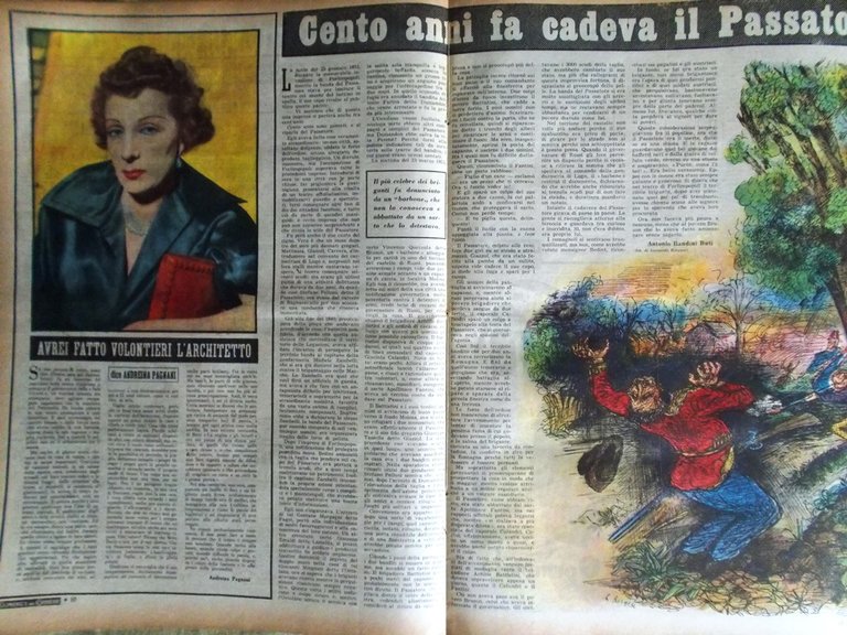 La Domenica del Corriere 25 Marzo 1951 Coppi Passatore Ristori …