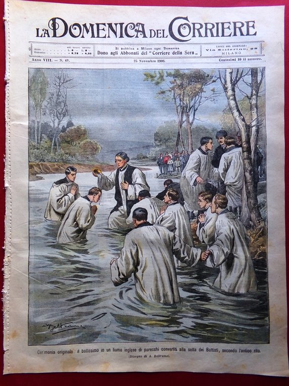 La Domenica del Corriere 25 Novembre 1906 Fritz Thaulow Valparaiso … | Immagine Gallery 2