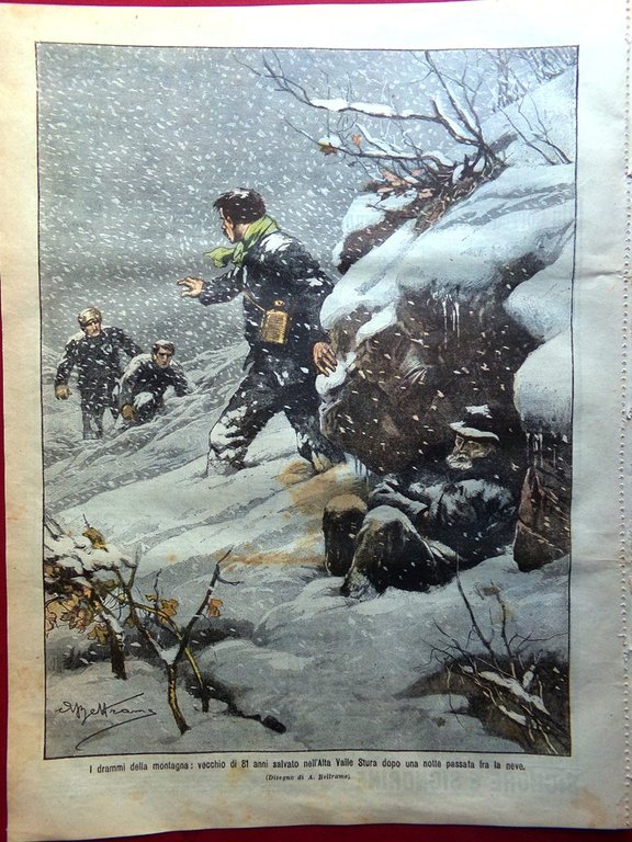 La Domenica del Corriere 25 Novembre 1906 Fritz Thaulow Valparaiso … | Immagine Gallery 6