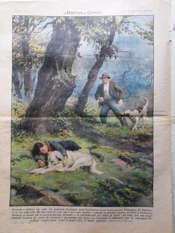 La Domenica del Corriere 25 Novembre 1939 WW2 New York …