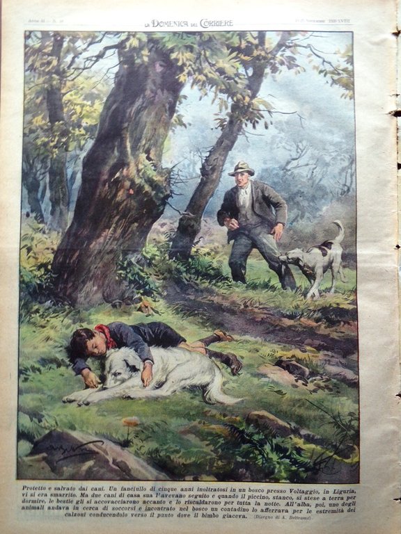 La Domenica del Corriere 25 Novembre 1939 WW2 New York …