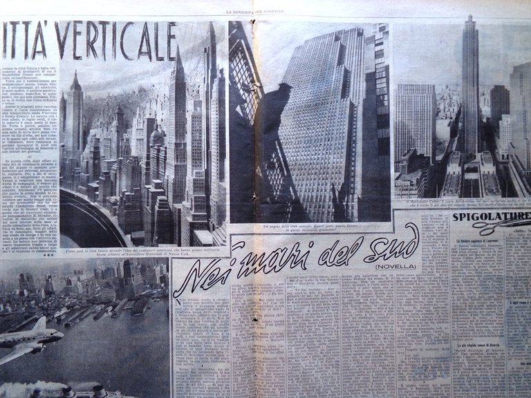 La Domenica del Corriere 25 Novembre 1939 WW2 New York …
