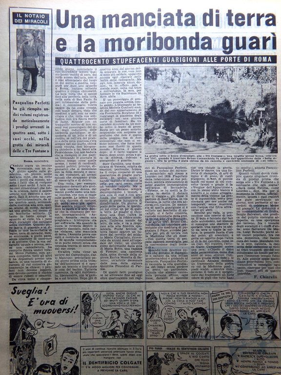 La Domenica del Corriere 25 Novembre 1951 Alluvioni Po Val …