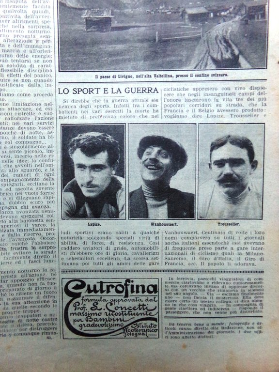 La Domenica del Corriere 25 Ottobre 1914 WW1 Bruges Romania …