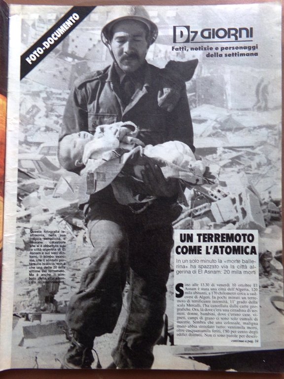 La Domenica del Corriere 25 Ottobre 1980 Don Orione Tobagi …