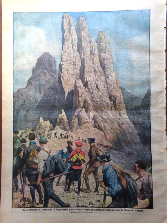 La Domenica del Corriere 25 Settembre 1921 Dante Ravenna Fatty …