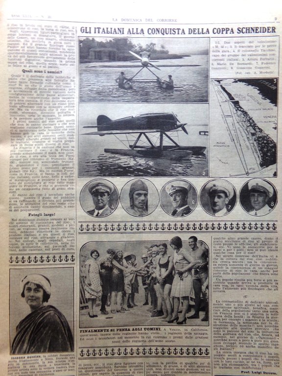 La Domenica del Corriere 25 Settembre 1927 Ugo Foscolo D'Annunzio …