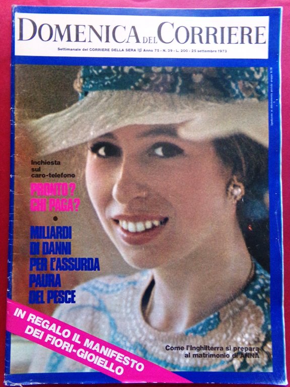 La Domenica del Corriere 25 Settembre 1973 Anna Inghilterra Steppa … | Immagine Gallery 1