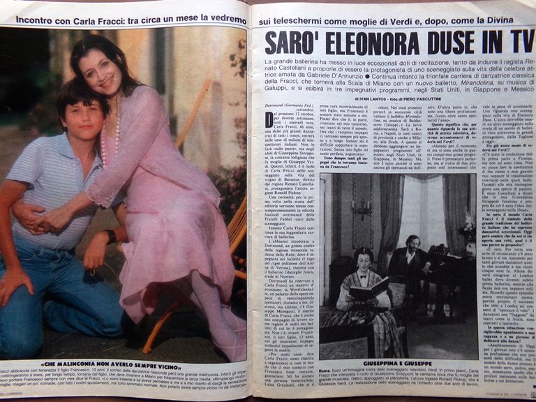 La Domenica del Corriere 25 Settembre 1982 Grace Kelly Cova …