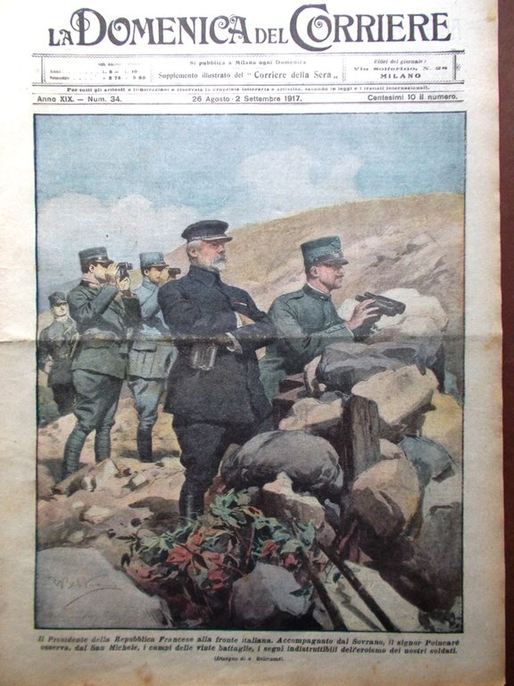 La Domenica del Corriere 26 Agosto 1917 WW1 Marianna Morolin … | Immagine Gallery 1