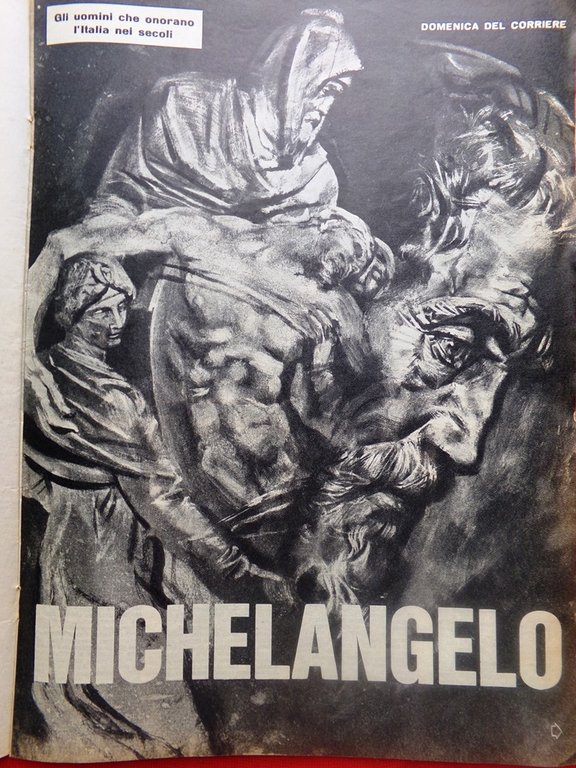 La Domenica del Corriere 26 Aprile 1964 Fantasma Fellini Michelangelo … | Immagine Gallery 3