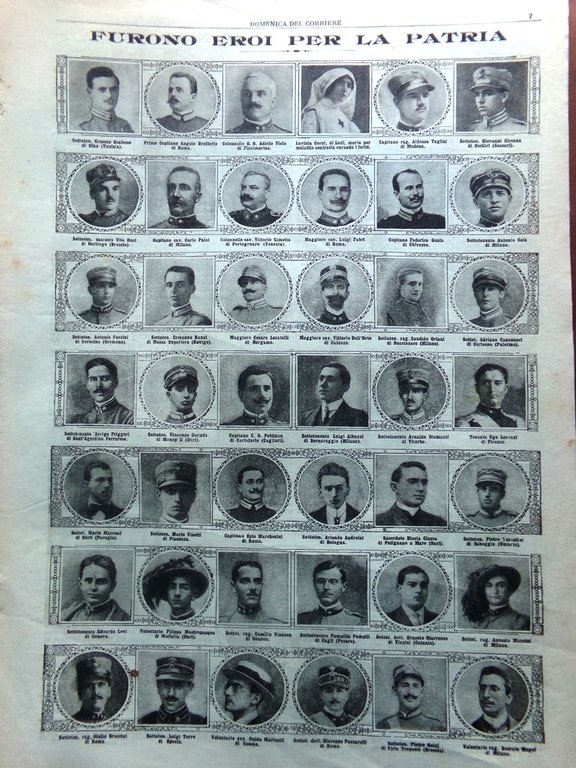 La Domenica del Corriere 26 Dicembre 1915 WW1 Chiapovano Gemito …