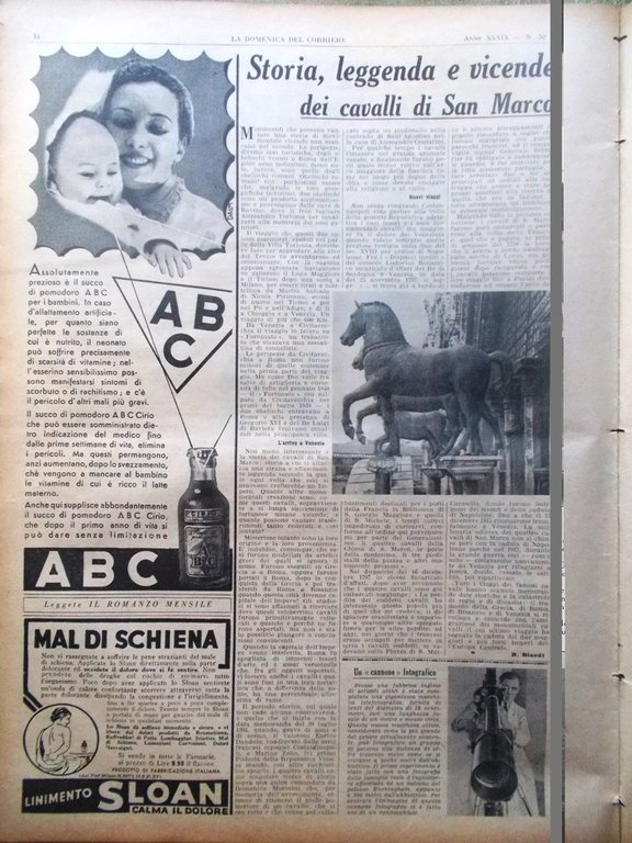 La Domenica del Corriere 26 Dicembre 1937 San Marco Venezia … | Immagine Gallery 2
