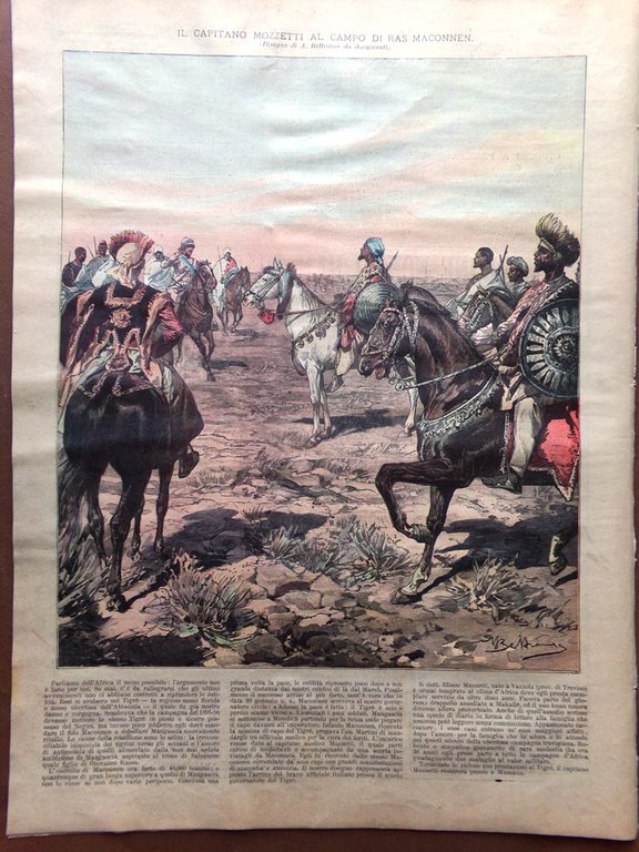 La Domenica del Corriere 26 Febbraio 1899 Faure Loubet Cuba …