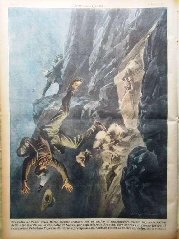 La Domenica del Corriere 26 Febbraio 1950 Madama Butterfly Fuchs …