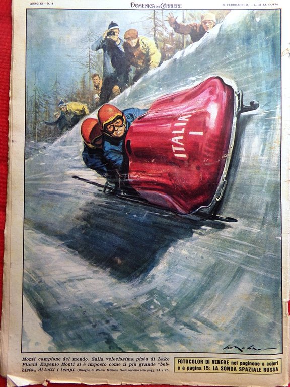 La Domenica del Corriere 26 Febbraio 1961 Lumumba Congo Bob …