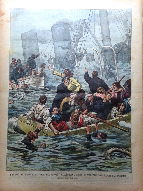 La Domenica del Corriere 26 Gennaio 1902 Adelaide Ristori Richard …